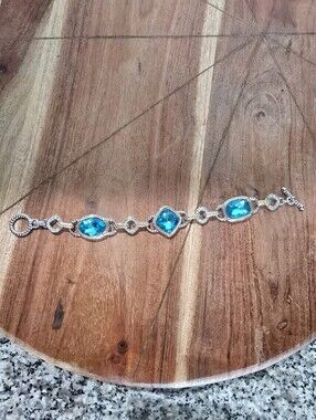 DSMK Bracelet Silver and Gold Tone Stainless Steel